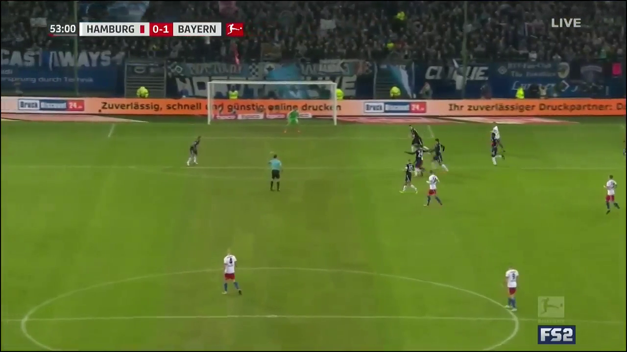 Гамбург - Бавария 0:1 видео