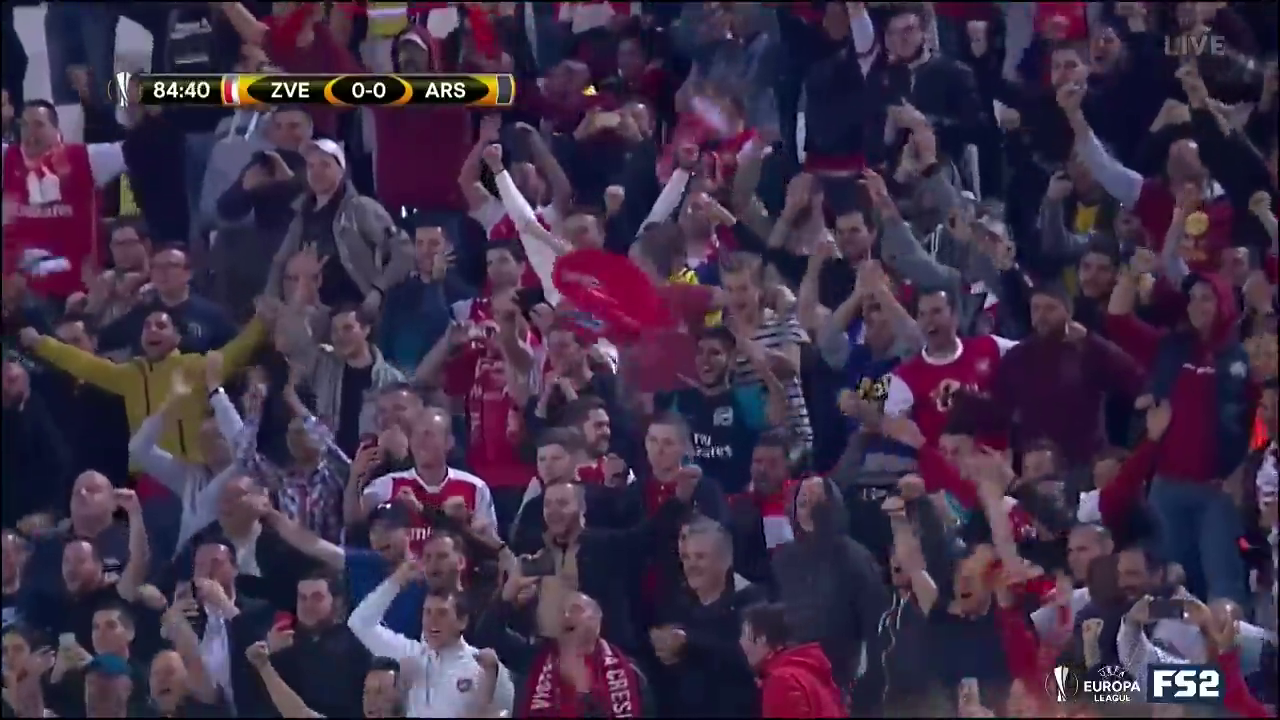 Црвена Звезда - Арсенал 0:1 видео
