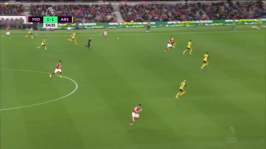 Мидлсбро - Арсенал 1:2 видео