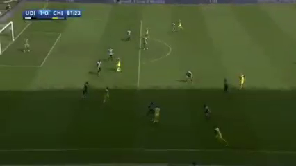 Udinese 1-2 Chievo - Gól de L. Castro (82min)