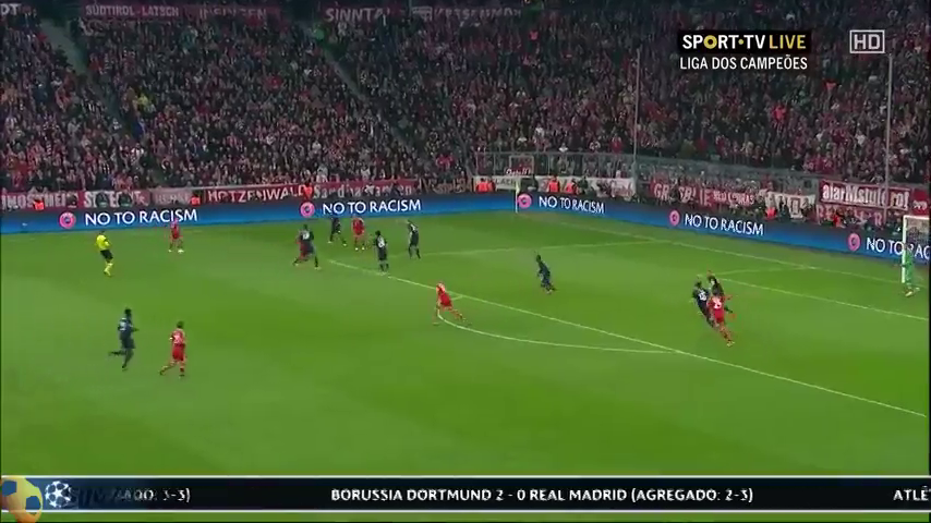 Resumo: Bayern München 3-1 Manchester United (9 abril 2014)