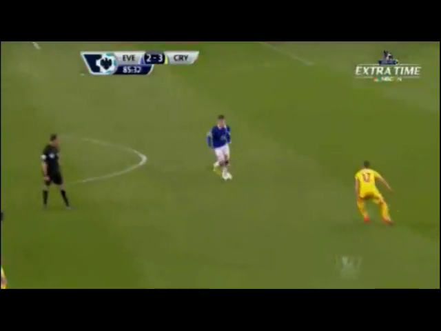 Everton 2-3 Crystal Palace - Golo de K. Mirallas (86min)