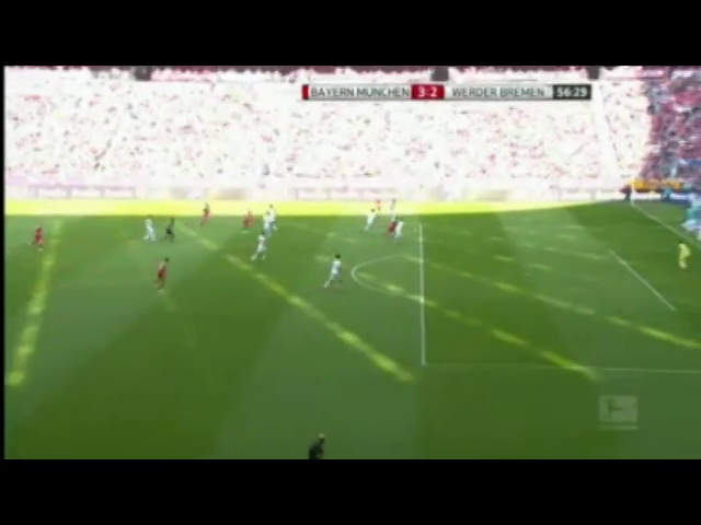 Bayern München 5-2 Werder Bremen - Golo de C. Pizarro (57min)
