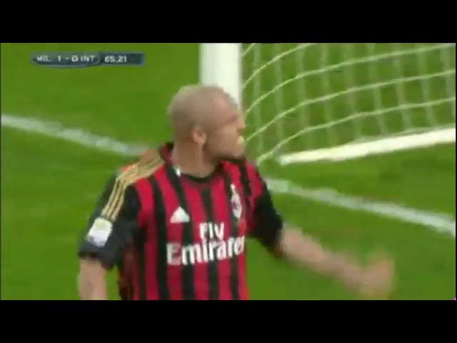 Milan 1-0 Inter - Goal by N. de Jong (65')