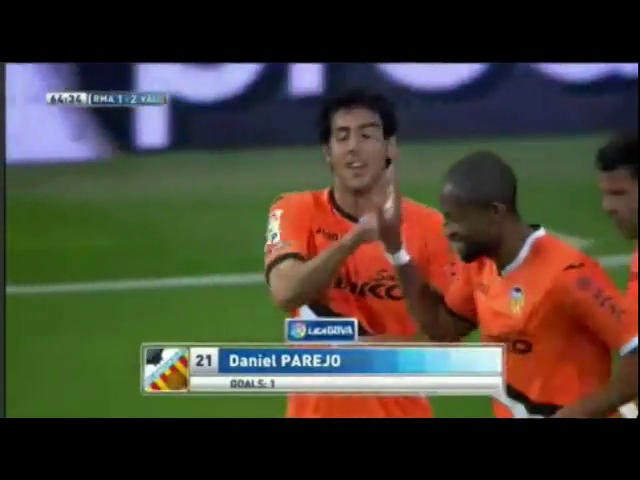 Real Madrid 2-2 Valencia - Golo de Dani Parejo (65min)