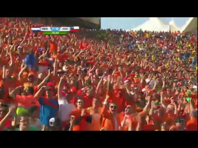 Netherlands 2-0 Chile - Goal by L. Fer (77')