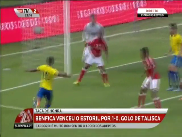 Resumo: Benfica 1-0 Estoril (18 julho 2014)