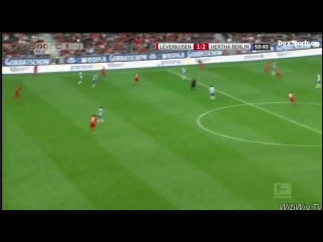 Bayer Leverkusen 4-2 Hertha BSC - Golo de T. Jedvaj (50min)