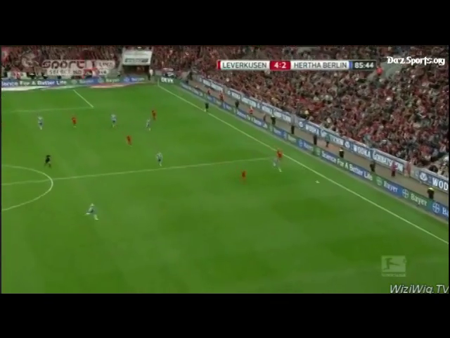 Bayer Leverkusen 4-2 Hertha BSC - Golo de J. Brandt (74min)