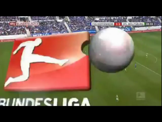 Hoffenheim 1-1 Wolfsburg - Goal by I. Olić (89')