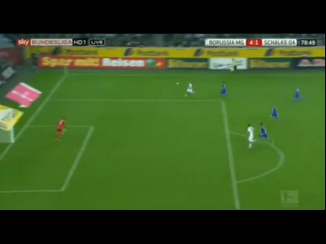 Borussia M'gladbach 4-1 Schalke 04 - Golo de Raffael (79min)