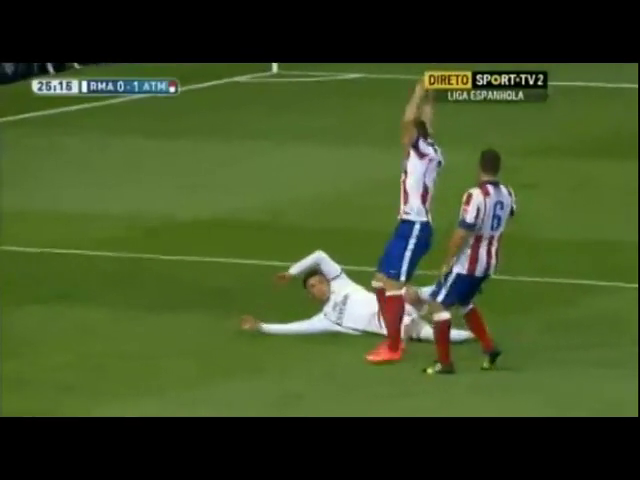 Real Madrid 1-2 Atlético Madrid - Golo de Cristiano Ronaldo (26min)