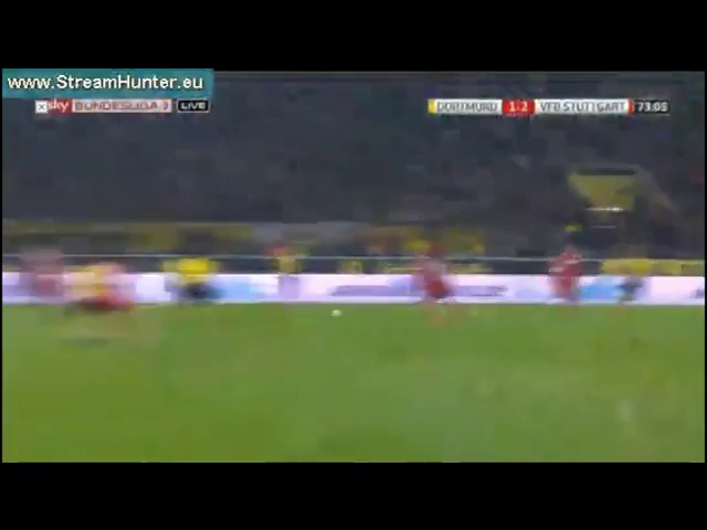 Dortmund 2-2 Stuttgart - Gól de D. Didavi (48min)