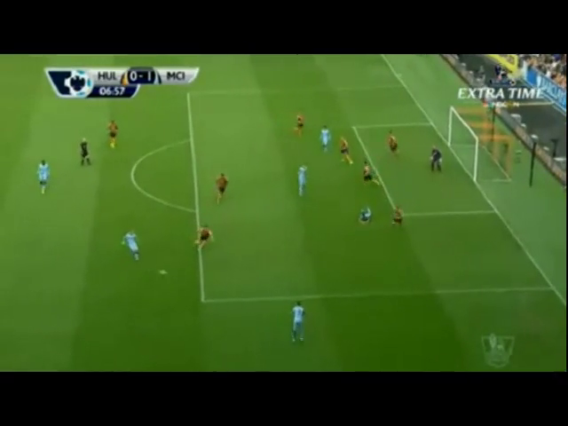 Hull City 2-4 Manchester City - Golo de S. Agüero (7min)