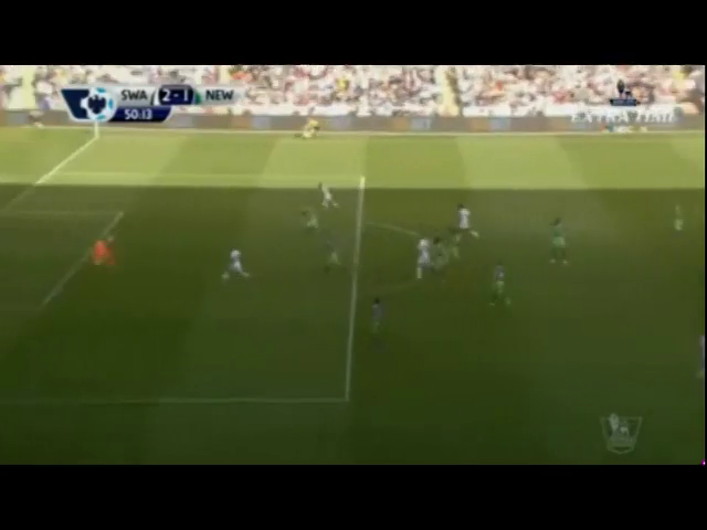 Swansea City 2-2 Newcastle United - Golo de P. Cissé (43min)