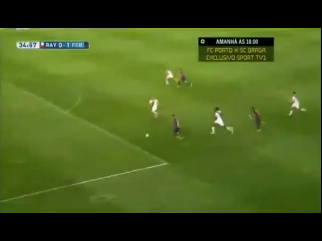 Rayo Vallecano 0-2 Barcelona - Golo de L. Messi (35min)