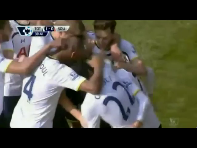 Tottenham Hotspur 1-0 Southampton - Golo de C. Eriksen (40min)