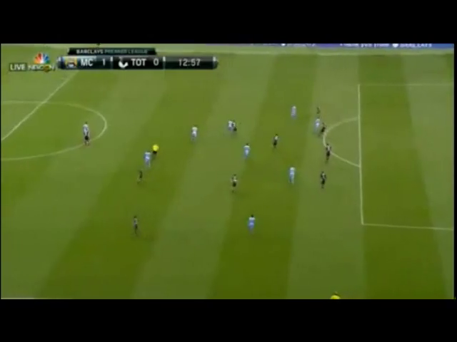 Manchester City 4-1 Tottenham Hotspur - Golo de S. Agüero (13min)