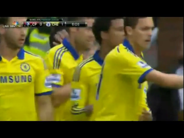 Crystal Palace 1-2 Chelsea - Golo de Oscar (6min)