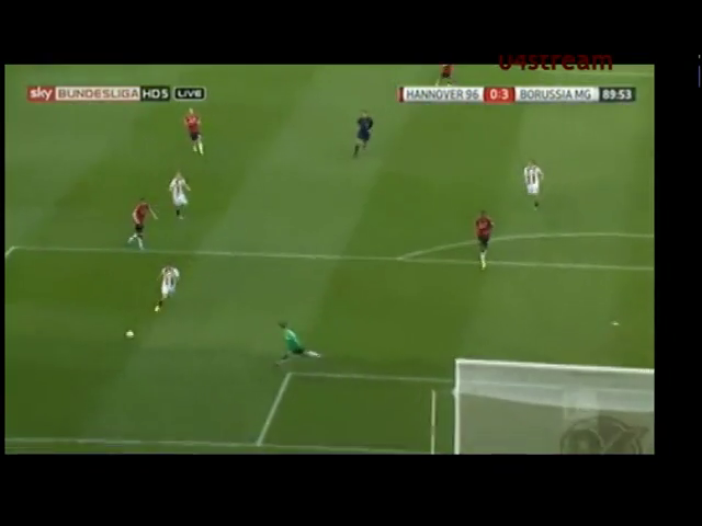 Hannover 96 0-3 Borussia M'gladbach - Golo de M. Kruse (90min)