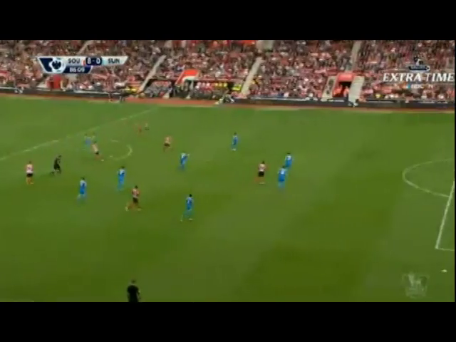 Southampton 8-0 Sunderland - Golo de D. Tadić (78min)