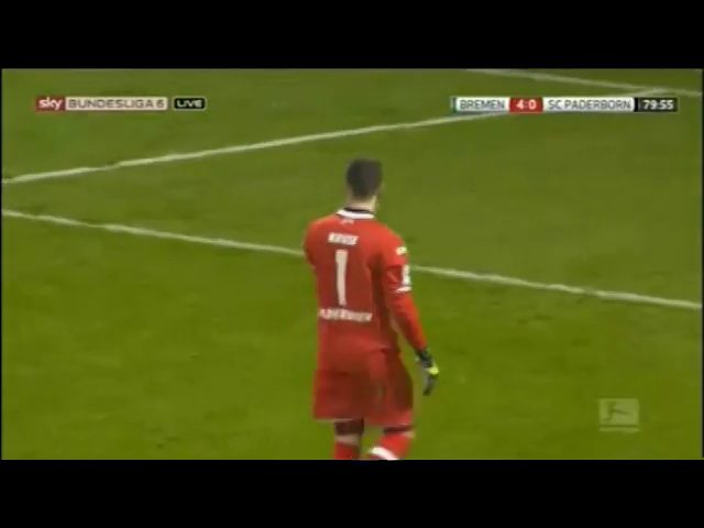 Bremen 4-0 Paderborn - Goal by L. Ayçiçek (80')