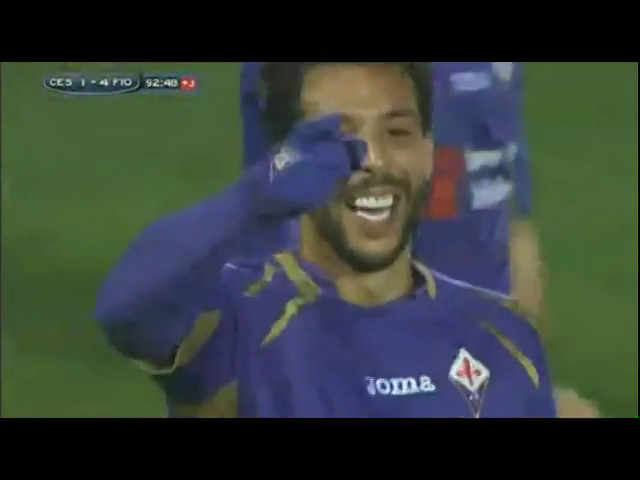 Cesena 1-4 Fiorentina - Goal by M. El Hamdaoui (90+3')