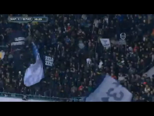 Napoli 2-0 Parma - Goal by D. Zapata (19')
