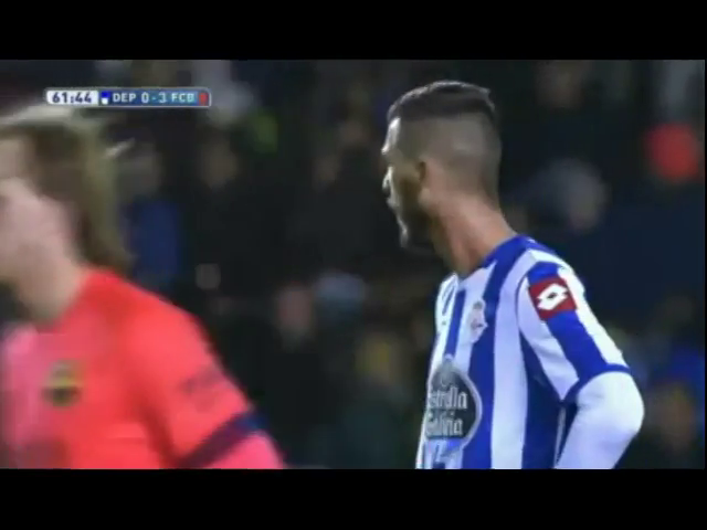 Deportivo La Coruña 0-4 Barcelona - Golo de L. Messi (62min)