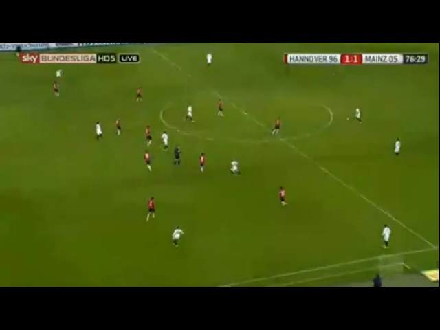 Hannover 96 1-1 Mainz 05 - Golo de E. Soto (77min)