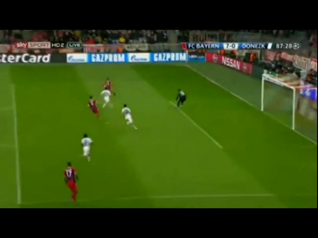Bayern München 7-0 Shakhtar Donetsk - Golo de M. Götze (87min)