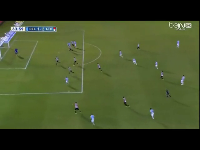 Celta de Vigo 1-2 Athletic Club - Goal by J. Larrivey (64')
