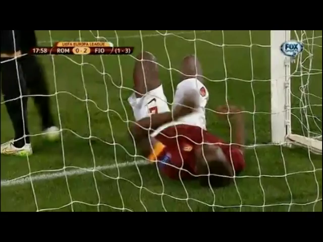 Roma 0-3 Fiorentina - Goal by Marcos Alonso (18')
