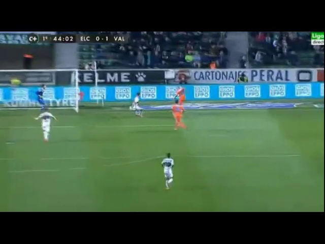Elche 0-4 Valencia - Golo de André Gomes (44min)