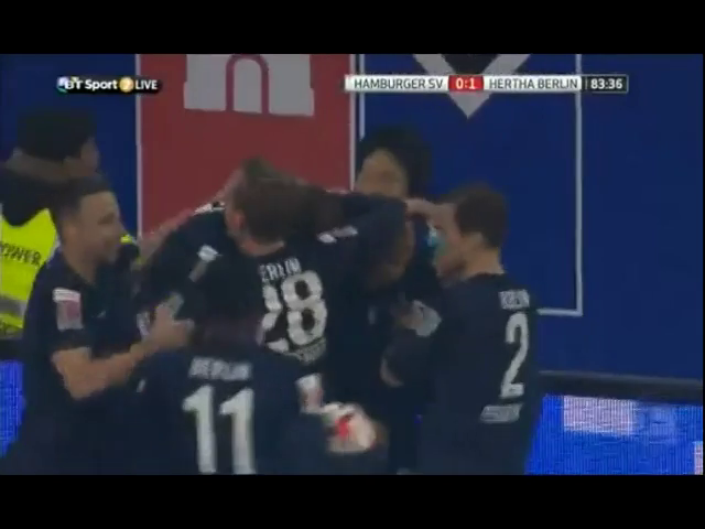 Hamburger SV 0-1 Hertha BSC - Golo de S. Langkamp (84min)
