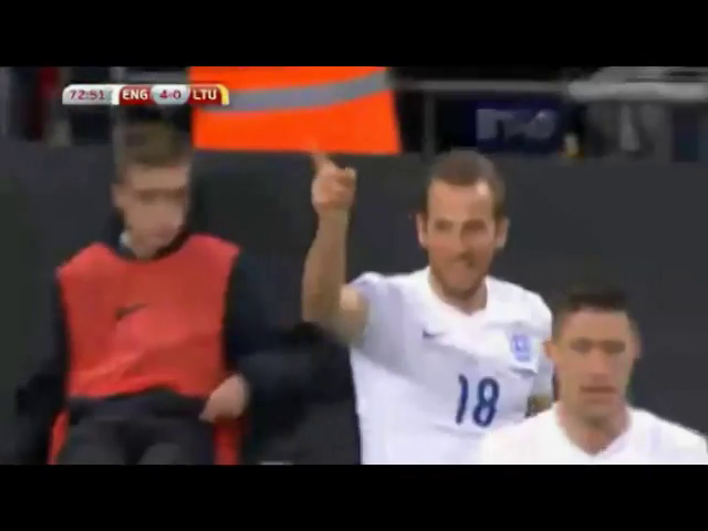 England 4-0 Lithuania - Golo de H. Kane (73min)