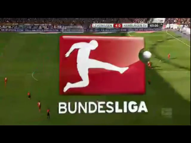 Leverkusen 4-0 Hamburg - Goal by S. Kießling (44')
