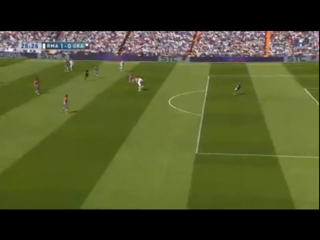 Real Madrid 9-1 Granada - Golo de G. Bale (25min)