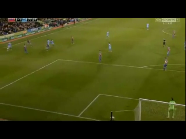 Crystal Palace 2-1 Manchester City - Golo de Y. Touré (78min)