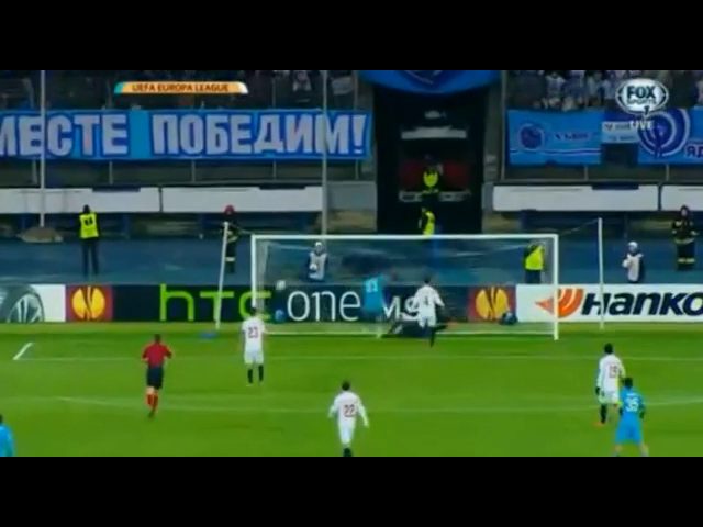 Zenit 2-2 Sevilla - Goal by Hulk (72')