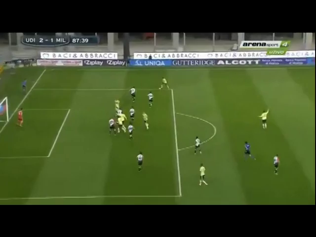 Udinese 2-1 Milan - Gól de G. Pazzini (88min)