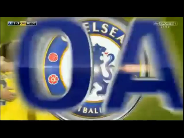 Leicester 1-3 Chelsea - Gól de D. Drogba (48min)