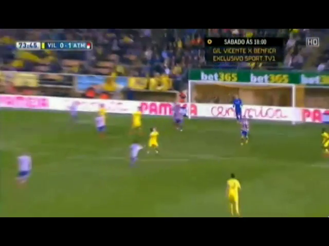 Villarreal 0-1 Atlético Madrid - Golo de Fernando Torres (74min)