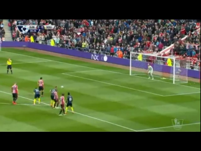 Sunderland 2-1 Southampton - Golo de Jordi Gómez (21min)