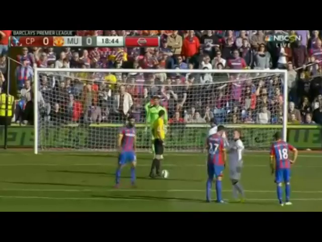 Crystal Palace 1-2 Manchester United - Golo de Mata (19min)