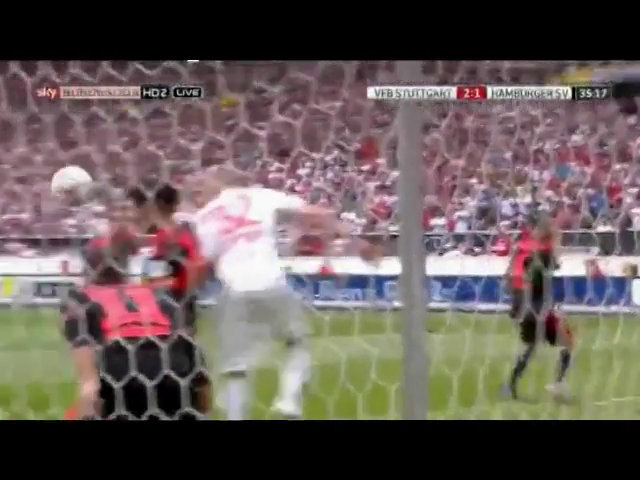 Stuttgart 2-1 Hamburg - Goal by D. Didavi (35')