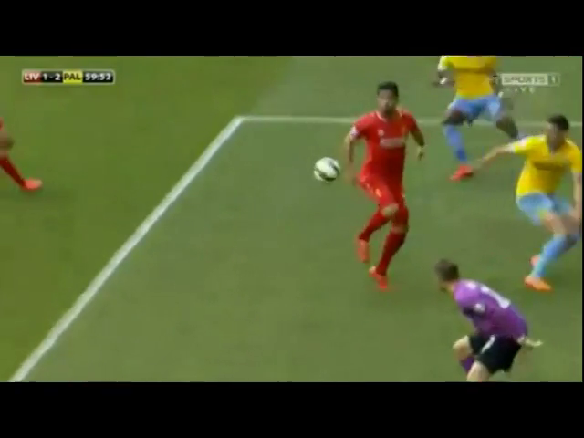 Liverpool 1-3 Crystal Palace - Goal by W. Zaha (60')
