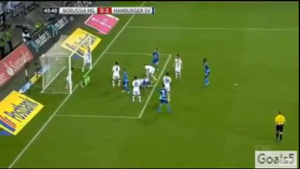 Borussia M'gladbach 0-3 Hamburger SV - Golo de P. Lasogga (44min)