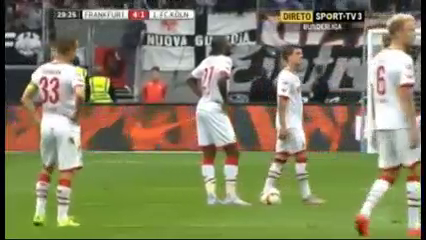 Resumo: Eintracht Frankfurt 6-2 Köln (12 Setembro 2015)