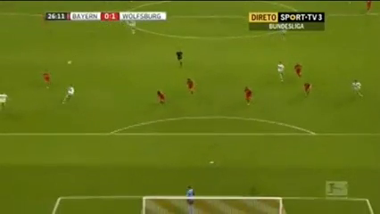 Bayern München 5-1 Wolfsburg - Goal by D. Caligiuri (26')